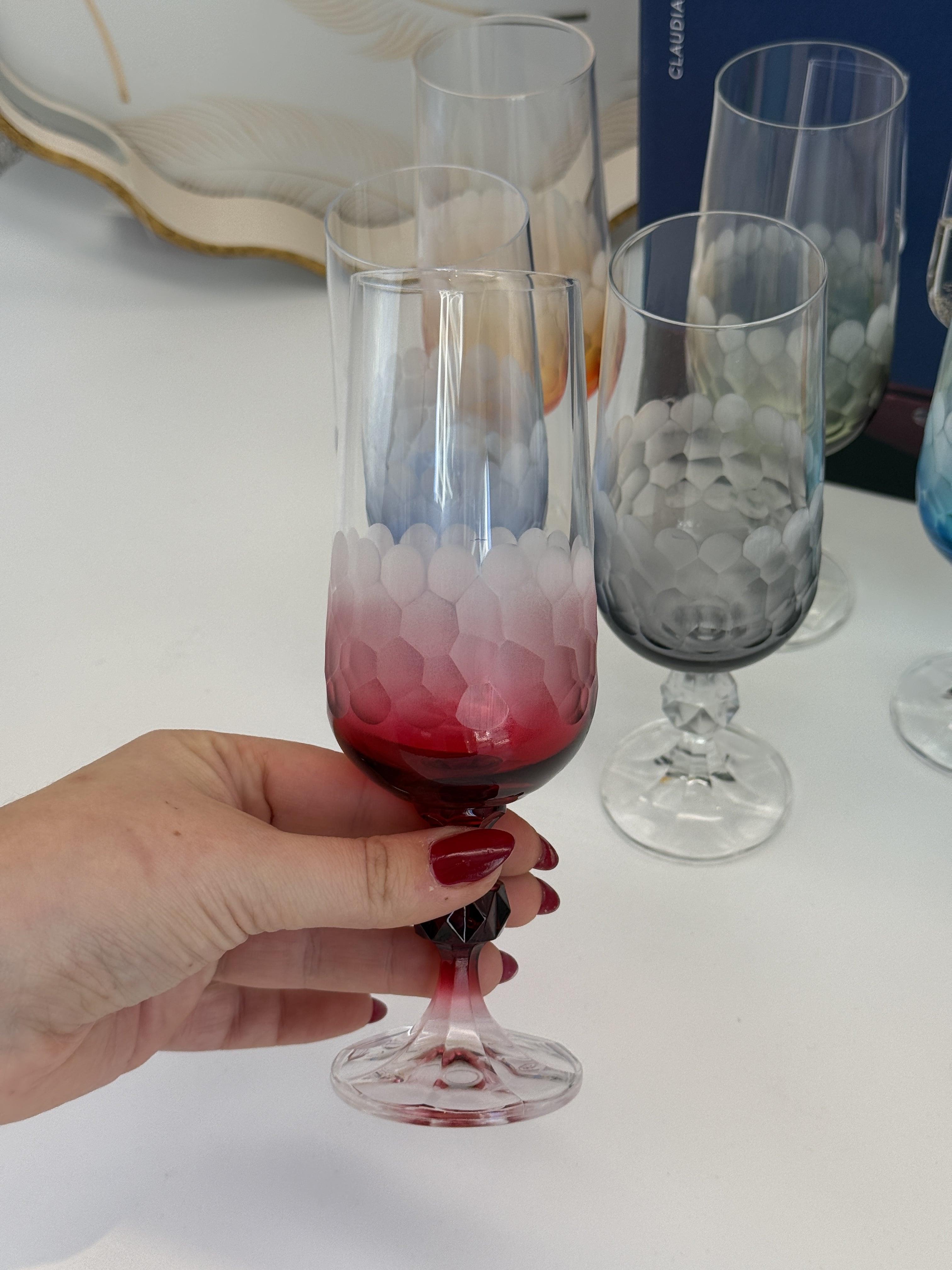 Mercan Kahve Yanı Su Kadeh-180ml