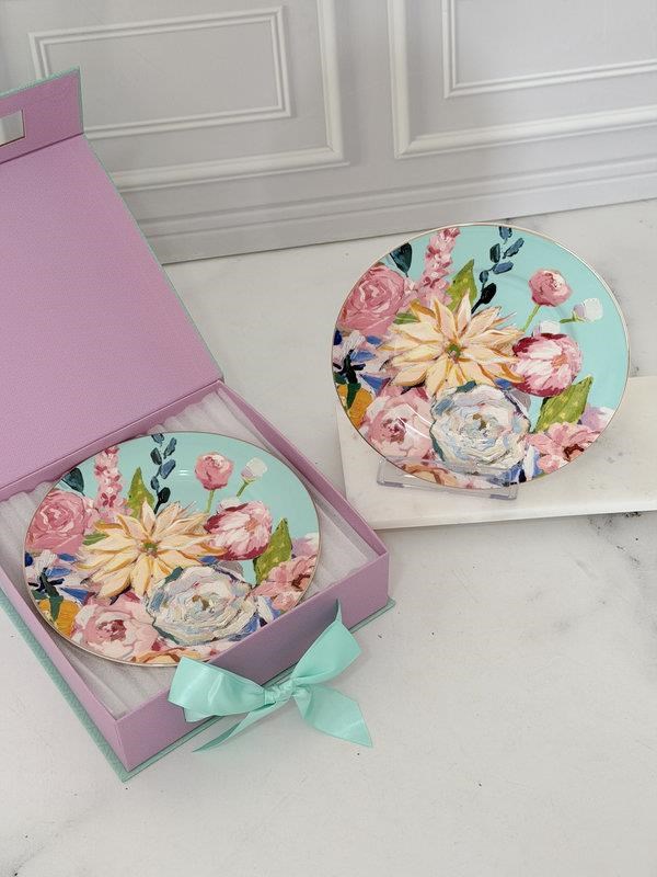 Porselen Pasta Tabak 6'lı 19 Cm Full Bloom