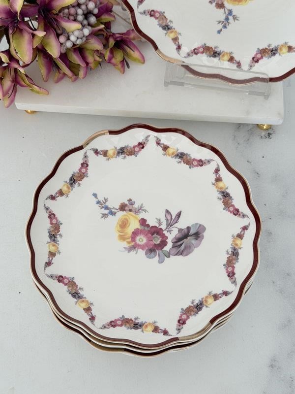 Porselen Pasta Tabak 6'lı 19 Cm Romance
