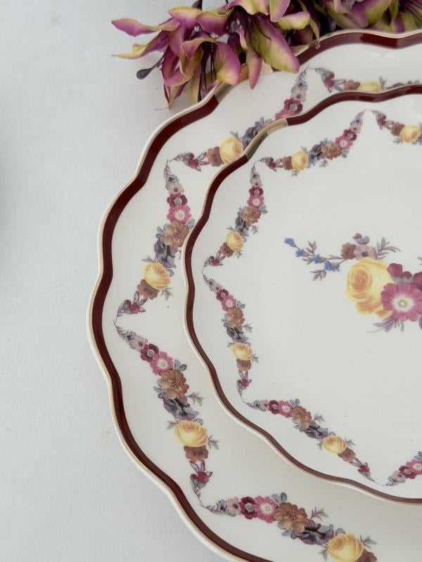 Porselen Pasta Tabak 6'lı 19 Cm Romance
