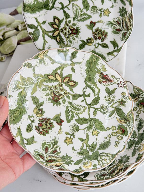 Porselen Pasta Tabak 6'Lı 19cm Willow
