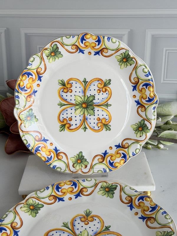 Porselen Servis Tabak 6'lı 27 Cm Amalfi