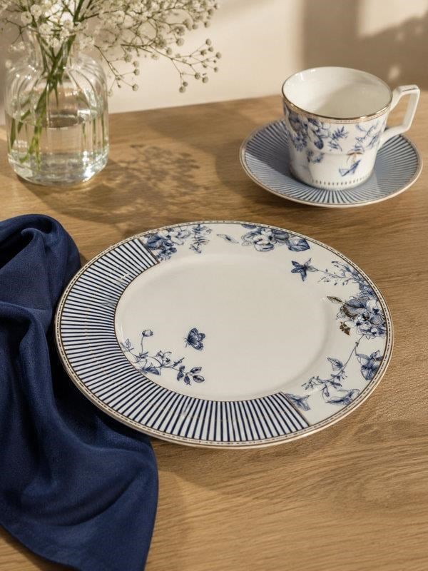 Porselen Servis Tabak 6'lı 27cm Fiore