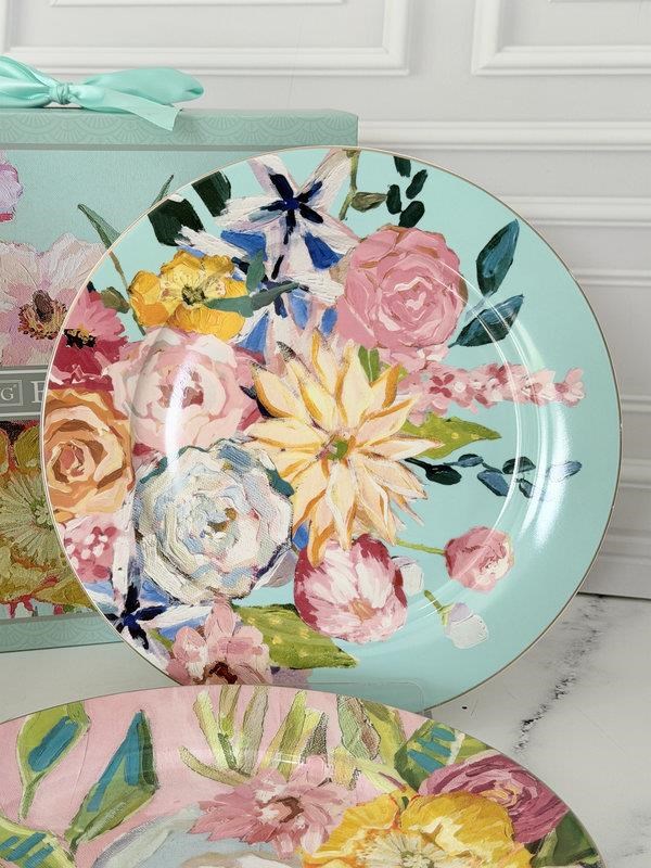 Porselen Servis Tabak 6'lı 27cm Full Bloom