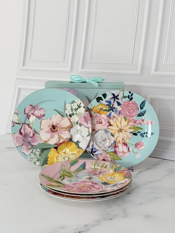 Porselen Servis Tabak 6'lı 27cm Full Bloom