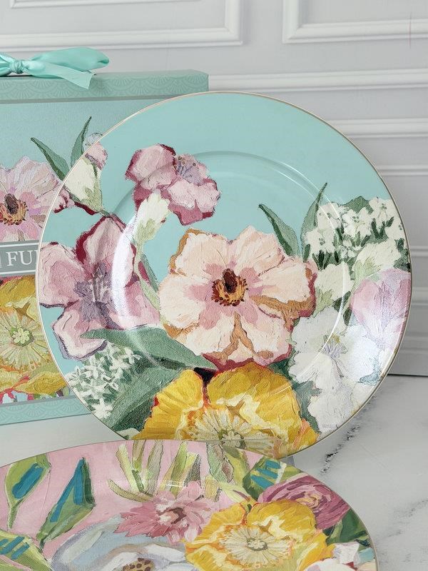 Porselen Servis Tabak 6'lı 27cm Full Bloom