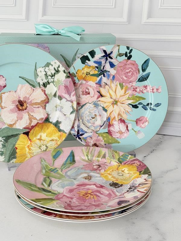 Porselen Servis Tabak 6'lı 27cm Full Bloom