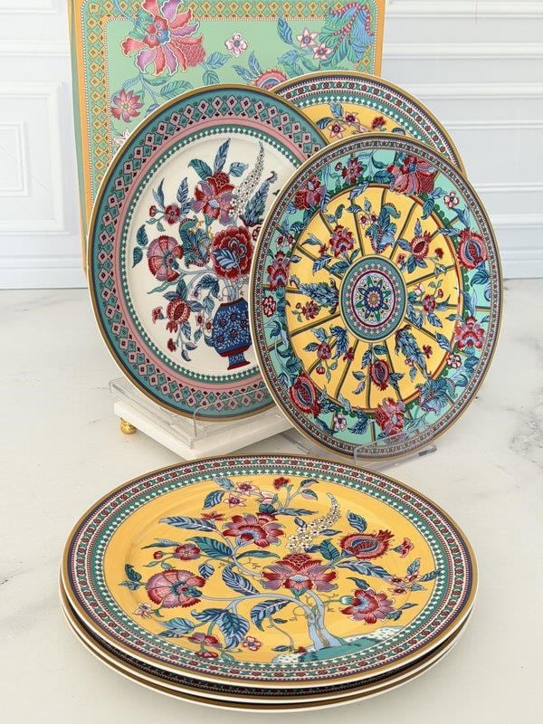 Porselen Servis Tabak 6'lı 27cm Life
