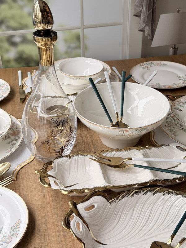 Porselen Yemek Takımı 109 Parça 6 Kişilik Toscana