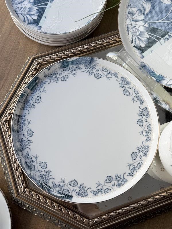 Porselen Yemek Takımı 24 Parça 6 Kişilik Celeste