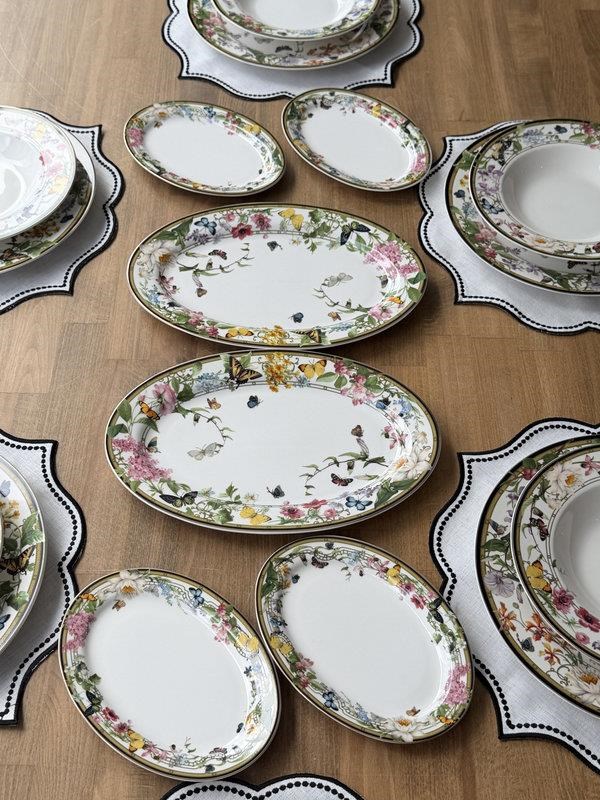 Porselen Yemek Takımı 24 Parça 6 Kişilik Muse Garden 