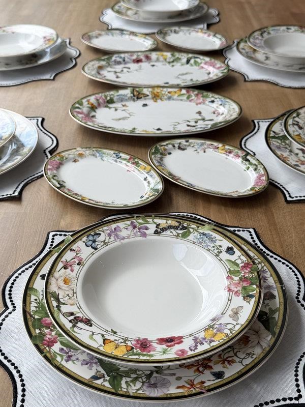 Porselen Yemek Takımı 24 Parça 6 Kişilik Muse Garden 