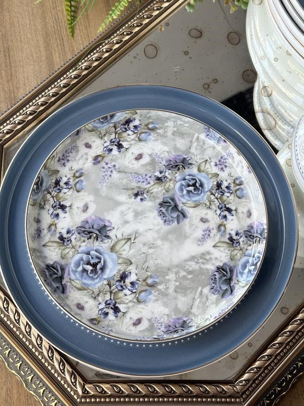 Porselen Yemek Takımı 24 Parça 6 Kişilik BlueRose