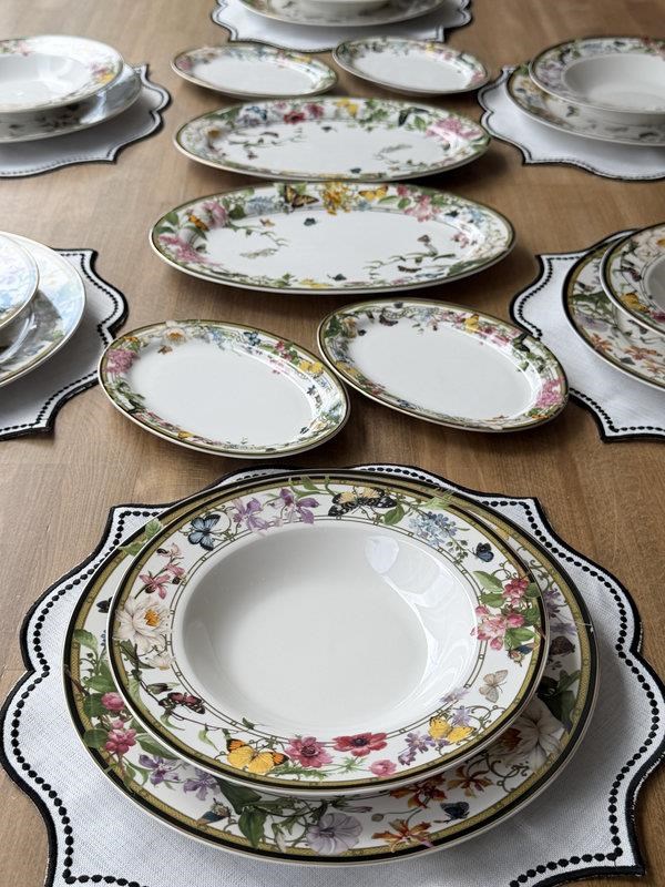 Porselen Yemek Takımı 24 Parça 6 Kişilik Muse Garden 