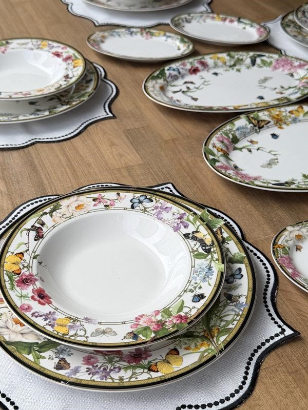 Porselen Yemek Takımı 24 Parça 6 Kişilik Muse Garden 