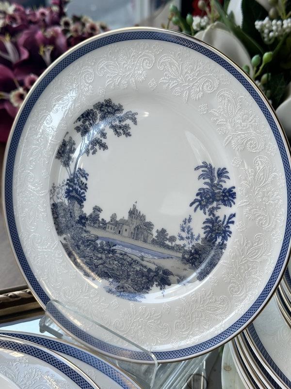 Porselen Yemek Takımı 24 Parça 6 Kişilik Azul