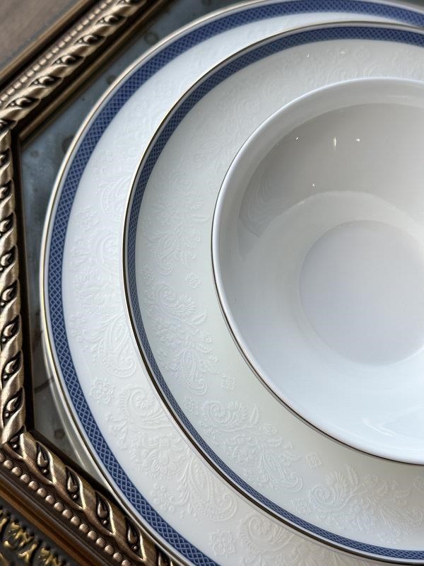 Porselen Yemek Takımı 24 Parça 6 Kişilik Azul