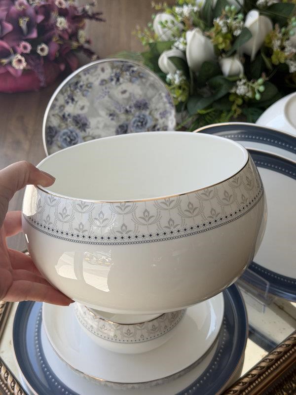 Porselen Yemek Takımı 29 Parça 6 Kişilik Blue Rose