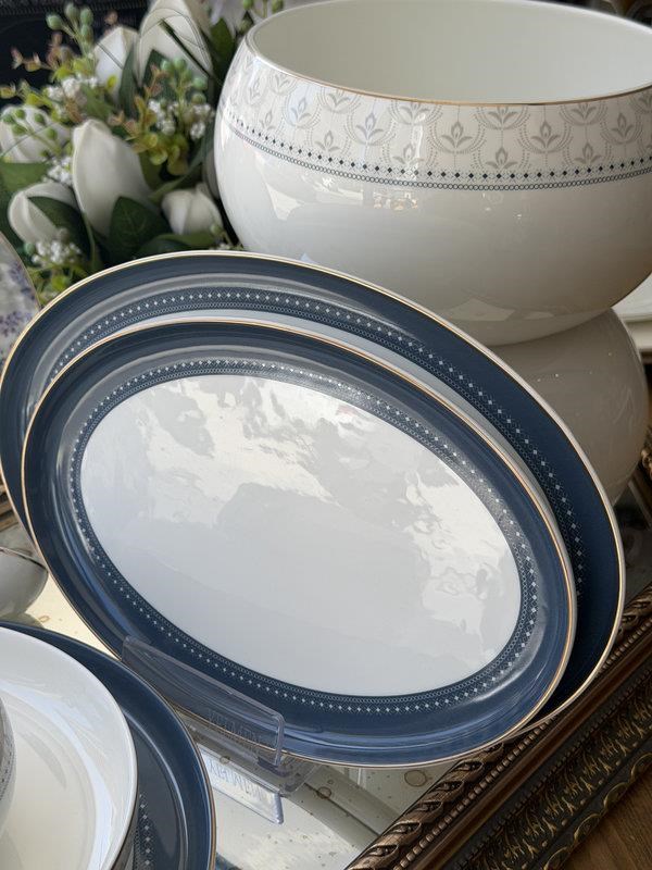 Porselen Yemek Takımı 29 Parça 6 Kişilik Blue Rose