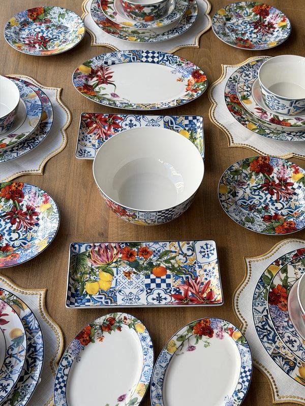 Porselen Yemek Takımı 6 Kişilik 36 Parça İtaly Garden