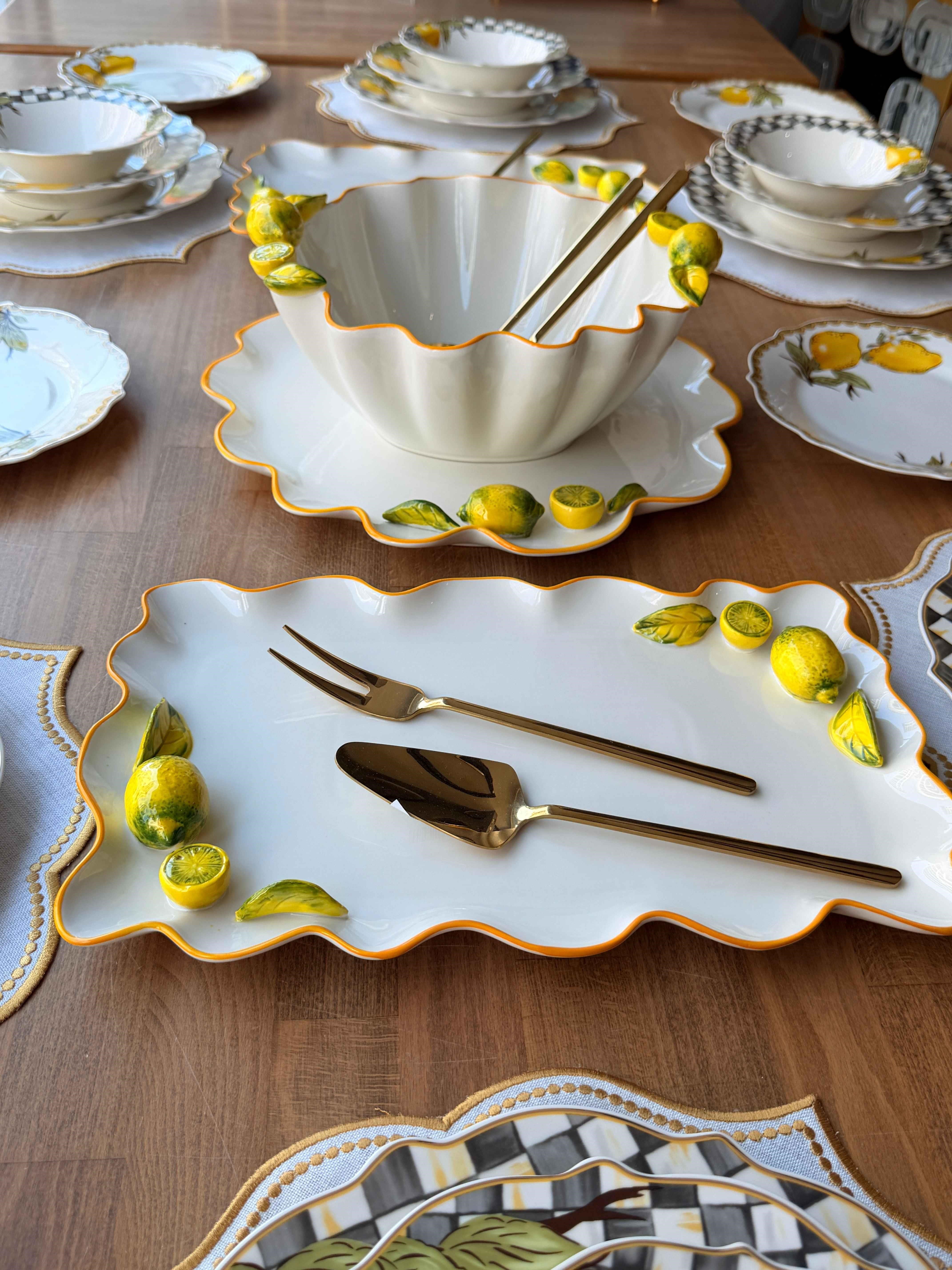 Porselen Yemek Takımı 6 Kişilik 39 Parça Amarillo 