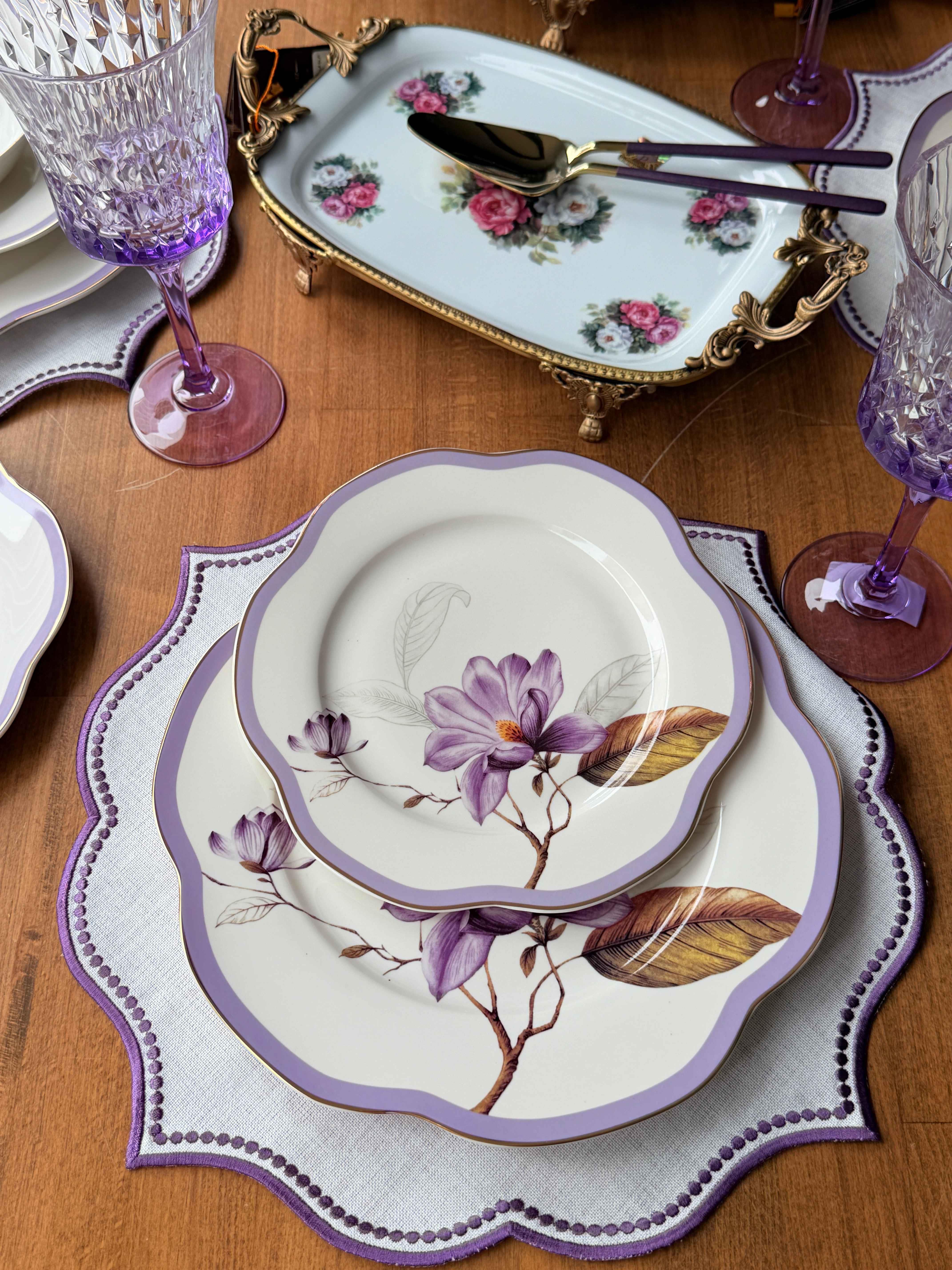 Porselen Yemek Takımı 6 Kişilik 44 Parça Alessa Antique