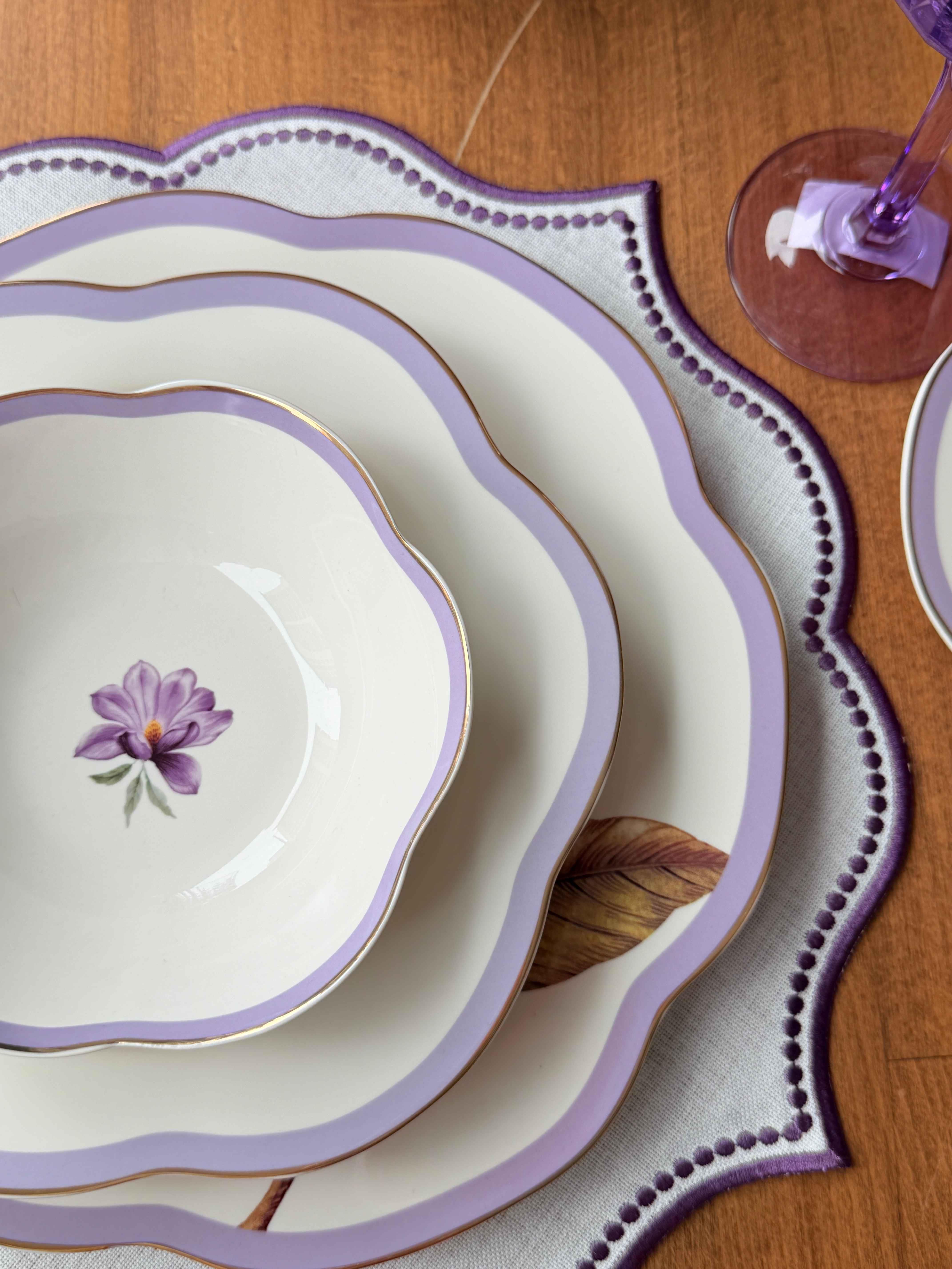 Porselen Yemek Takımı 6 Kişilik 44 Parça Alessa Antique
