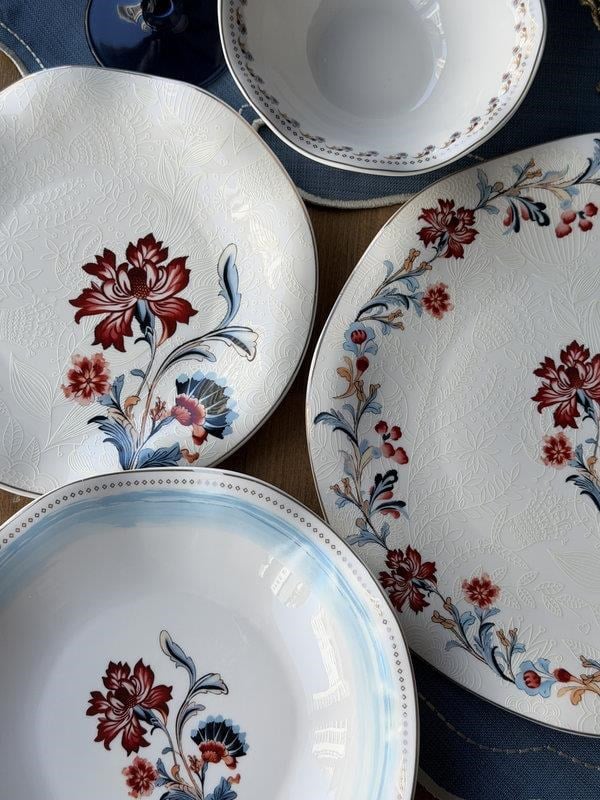 Porselen Yemek Takımı 6 Kişilik 51 Parça Palace Breeze
