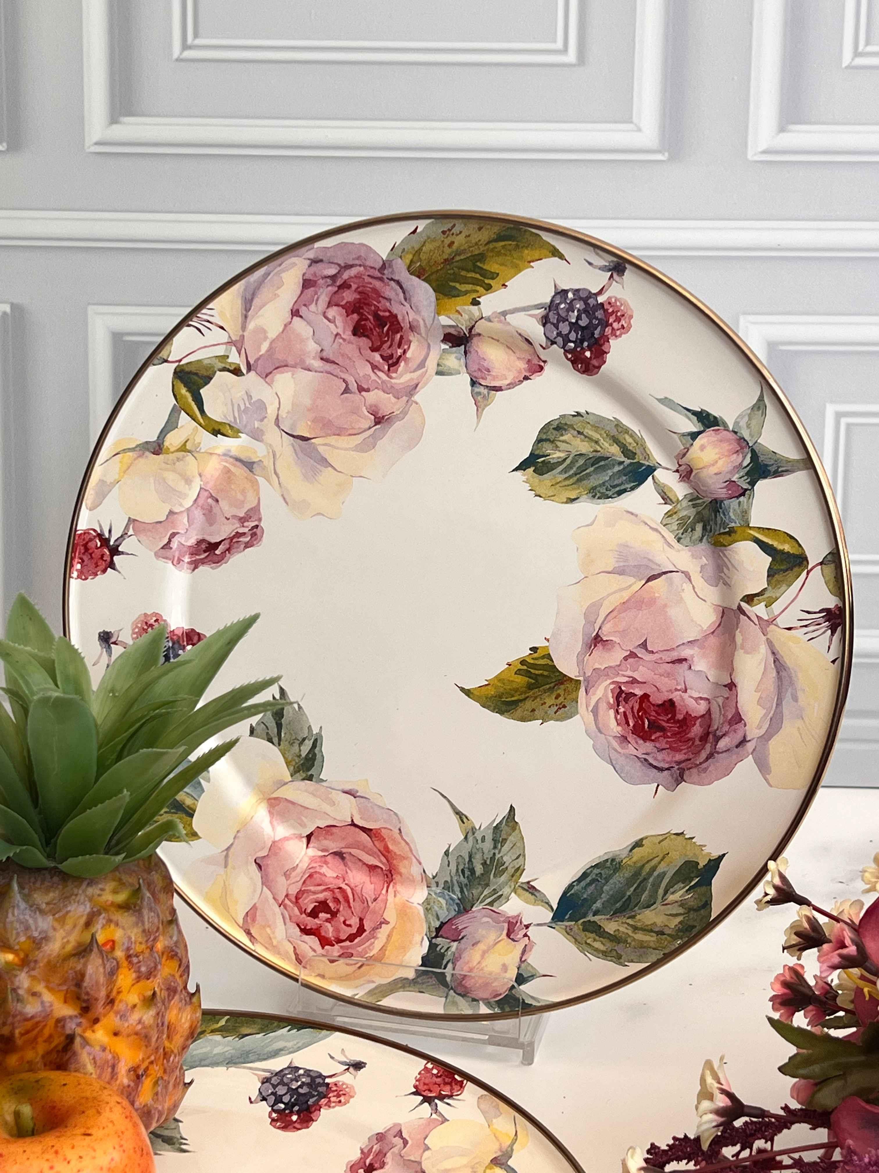 Rose 2'li Servis Tabağı 30 Cm 
