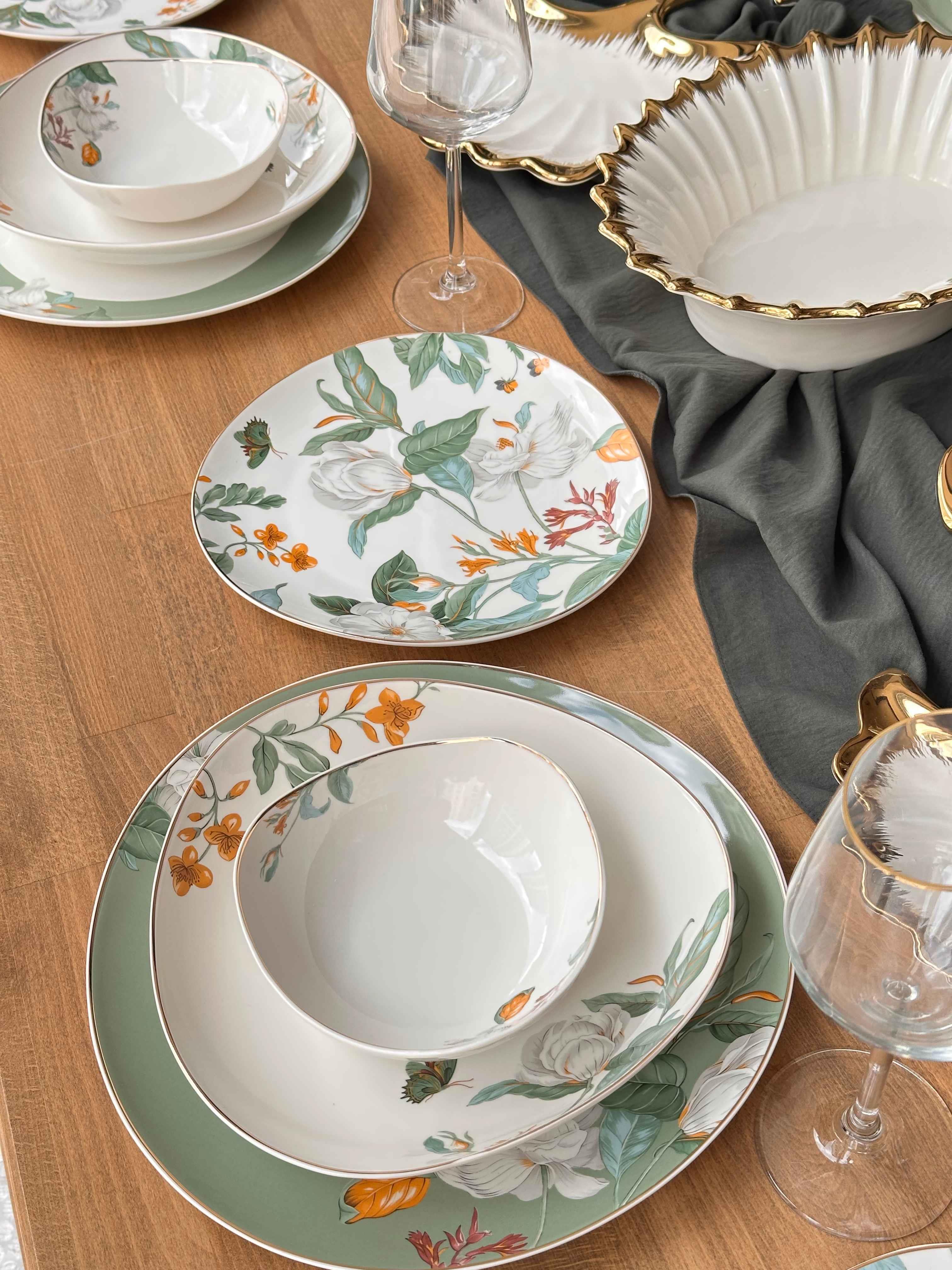 Rossev Yemek Takımı Almira 35 Parça 6 Kişilik