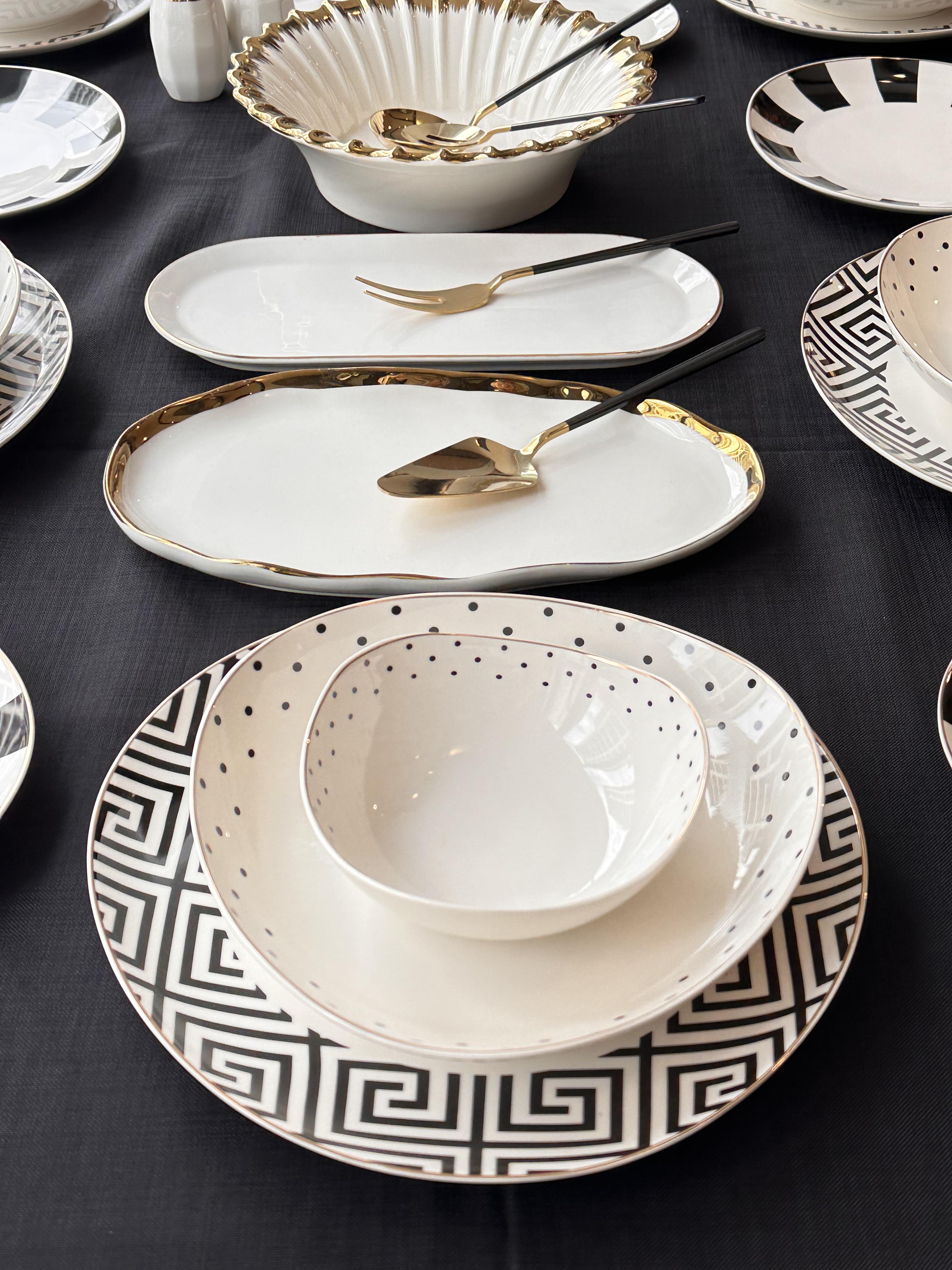 Rossev Yemek Takımı Valessa 36 Parça 6 Kişilik