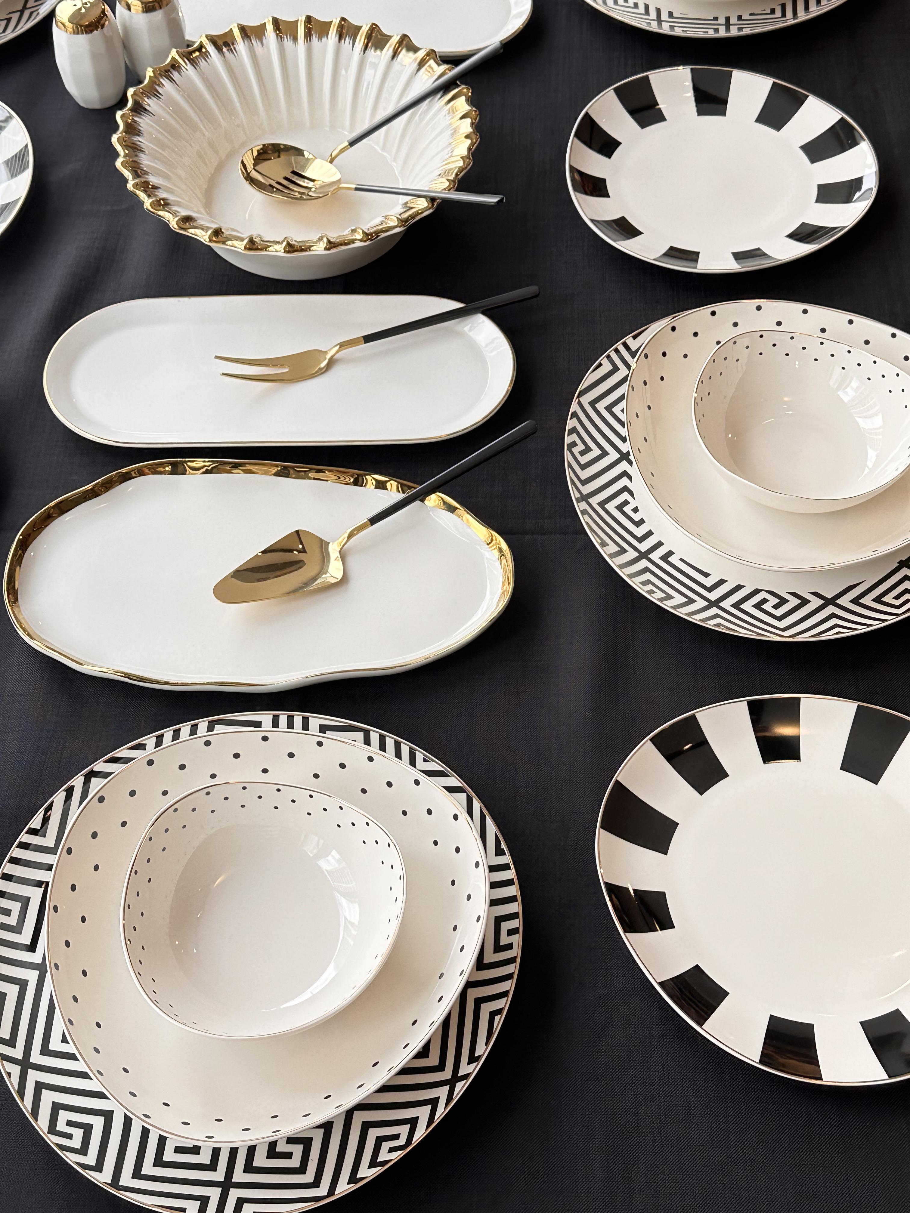 Rossev Yemek Takımı Valessa 36 Parça 6 Kişilik