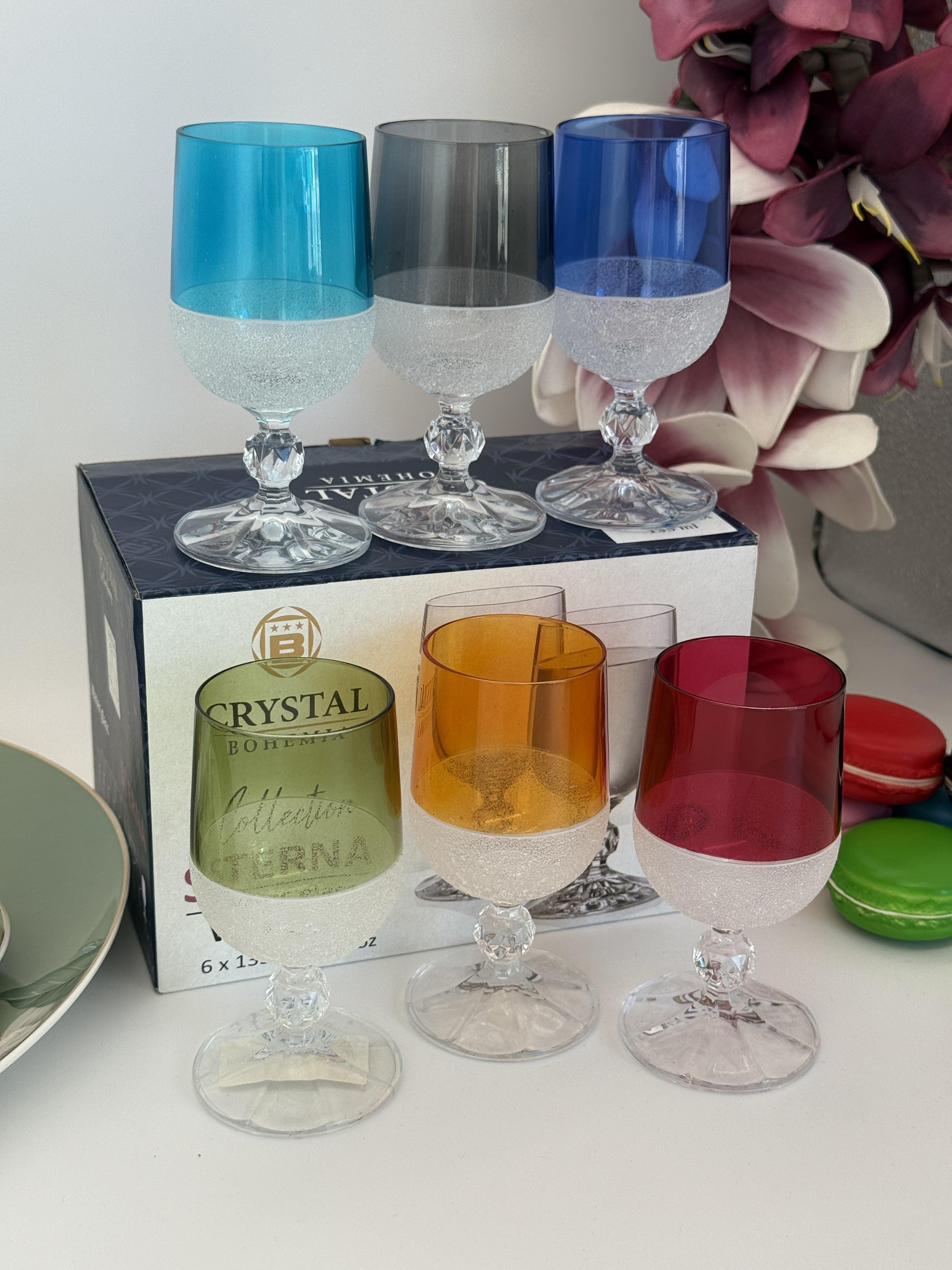 Royal Mix Kahve Yanı Kristal Su Kadehi-135ml