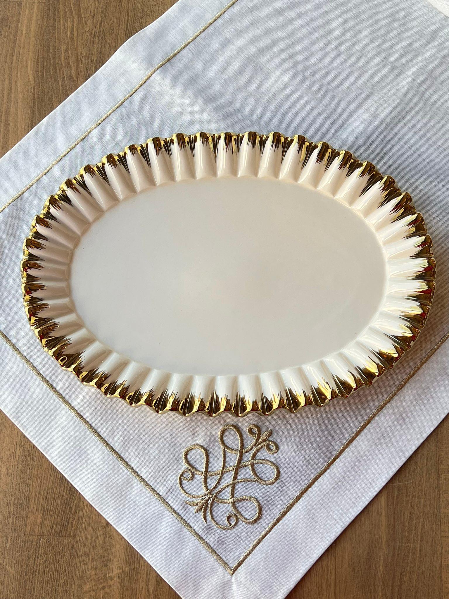 Servis Tabağı Taranto Oval