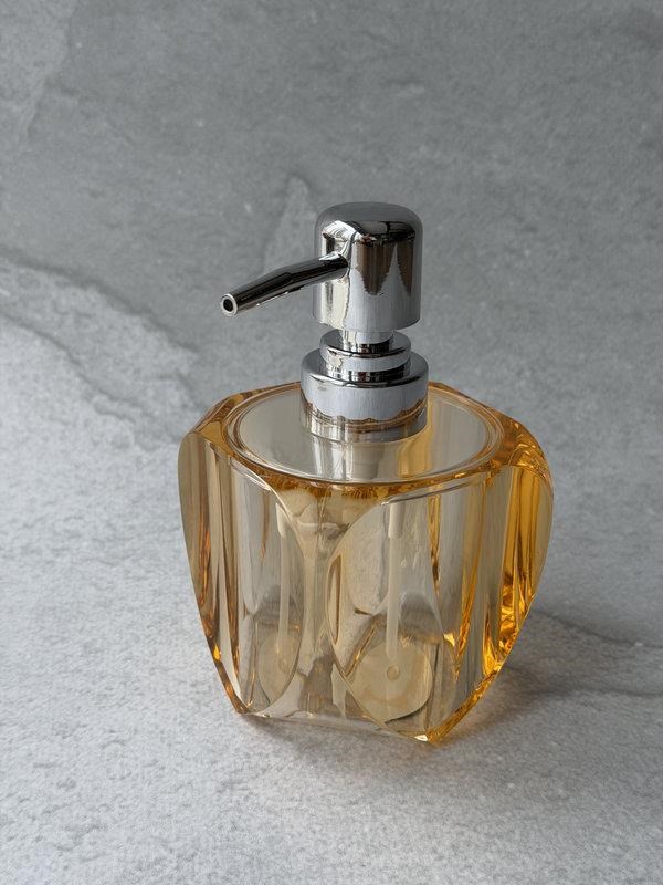 Sıvı Sabunluk Kristal Görünümlü Amber Olive