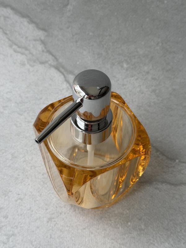 Sıvı Sabunluk Kristal Görünümlü Amber Olive