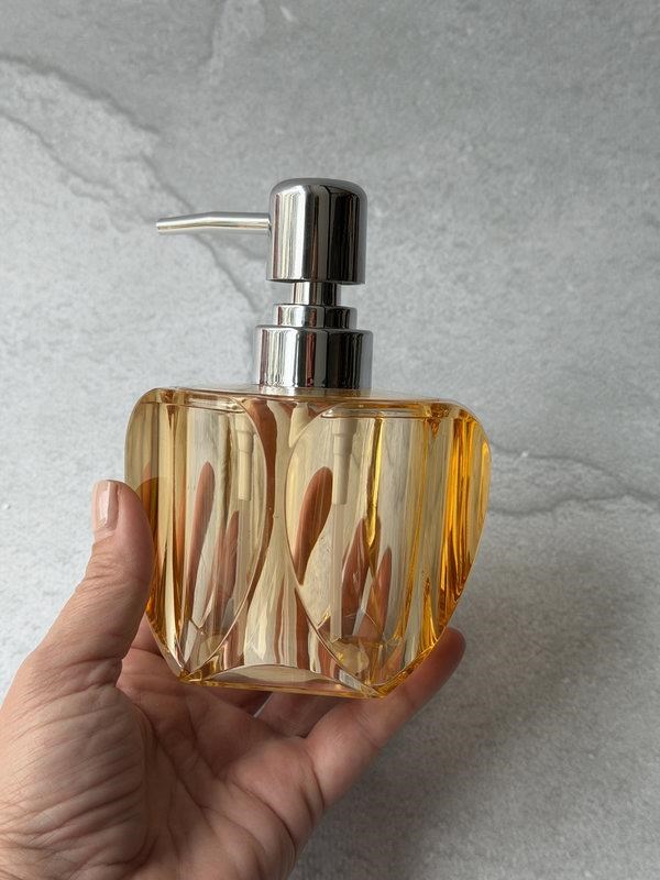 Sıvı Sabunluk Kristal Görünümlü Amber Olive