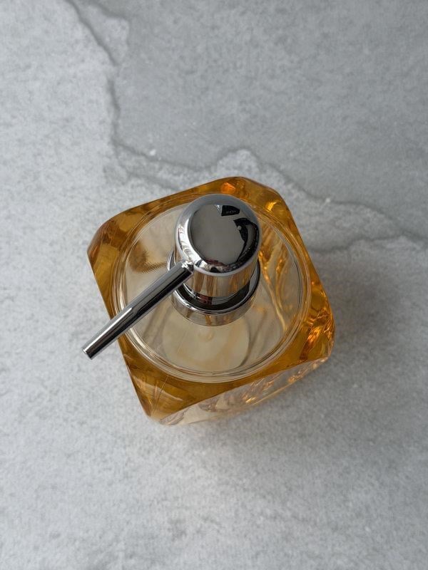 Sıvı Sabunluk Kristal Görünümlü Amber Olive