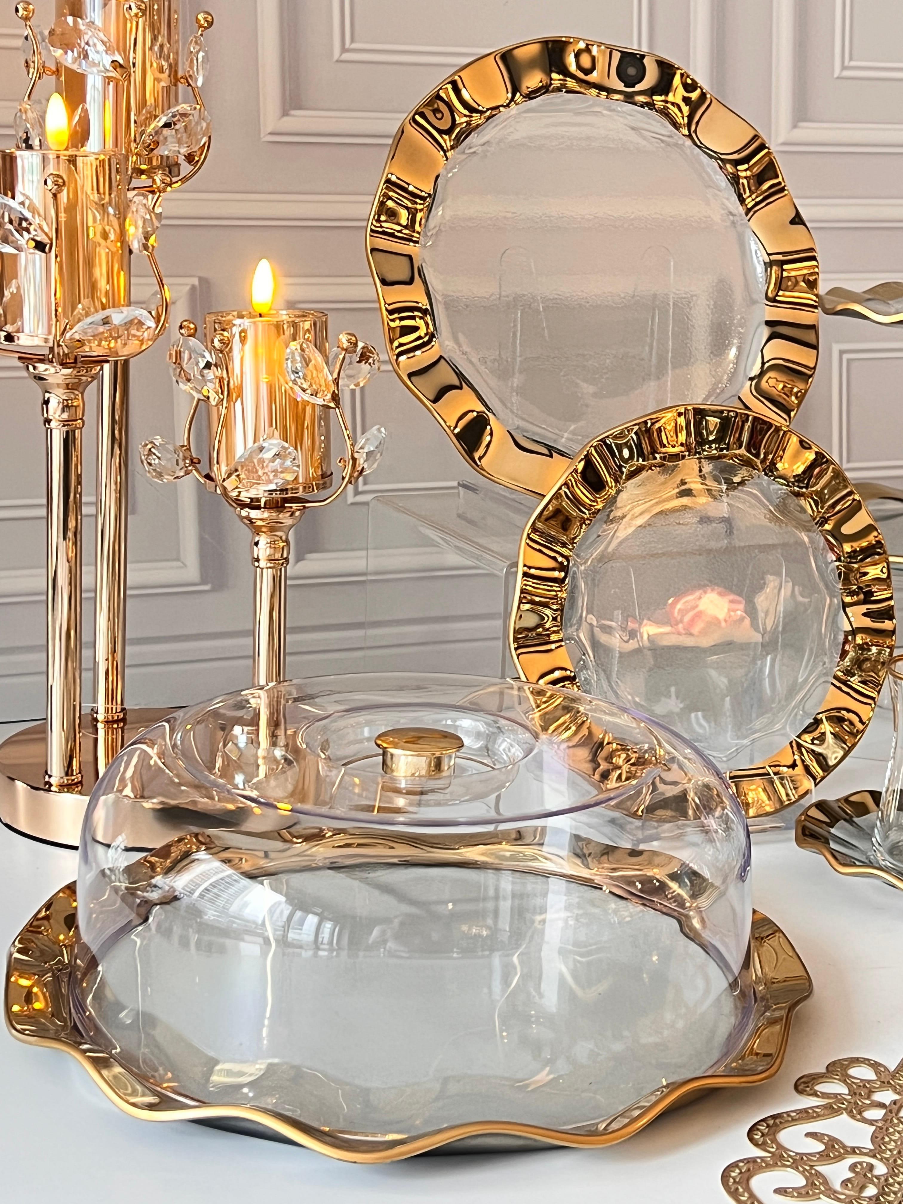 Spoliare Gold 28 Parça Cam Çay Seti