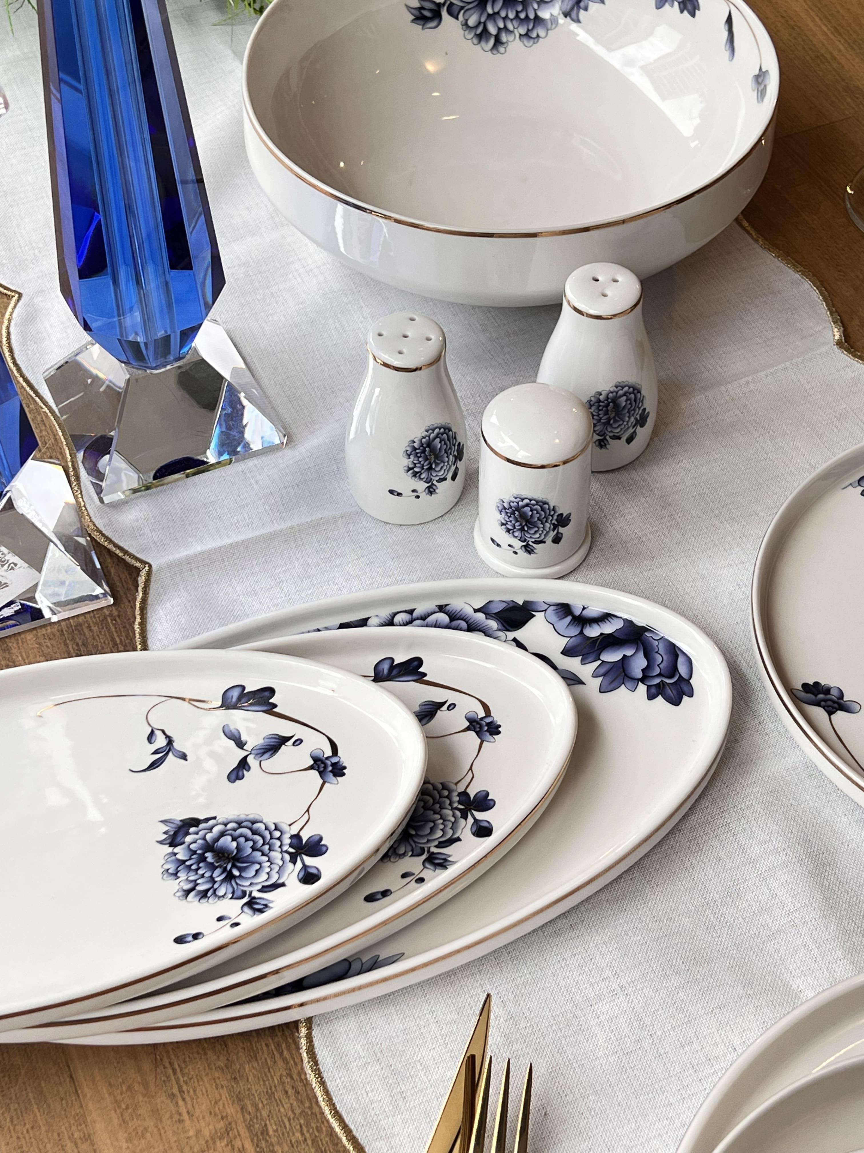 Yemek Takımı Blue Blanch 33 Parça 6 kişilik