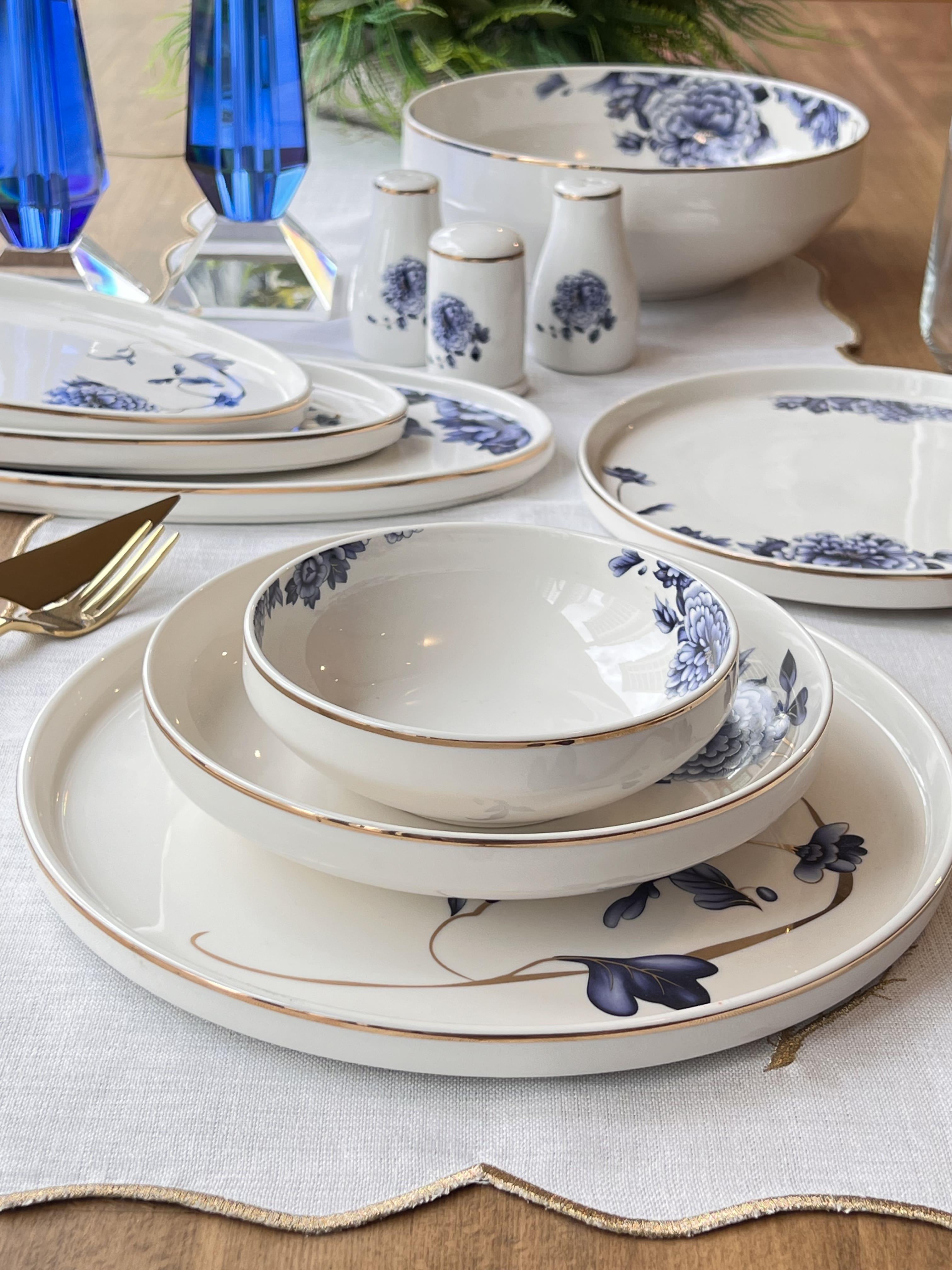 Yemek Takımı Blue Blanch 33 Parça 6 kişilik