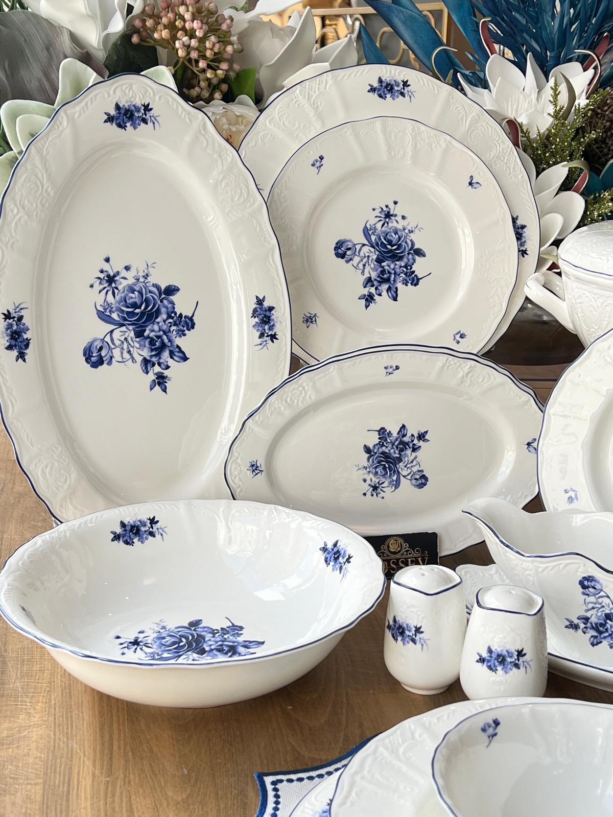 Yemek Takımı Blue Garden 62 Parça 12 Kişilik