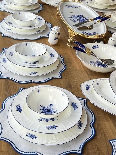 Yemek Takımı Blue Garden 67 Parça 12 Kişilik