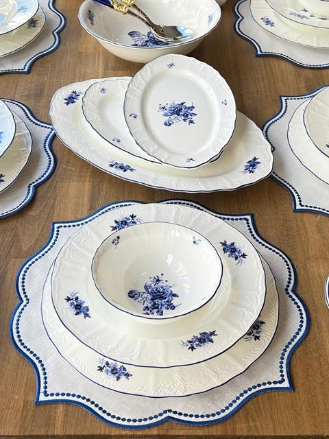 Yemek Takımı Blue Garden 67 Parça 12 Kişilik