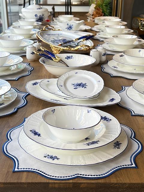 Yemek Takımı Blue Garden 67 Parça 12 Kişilik