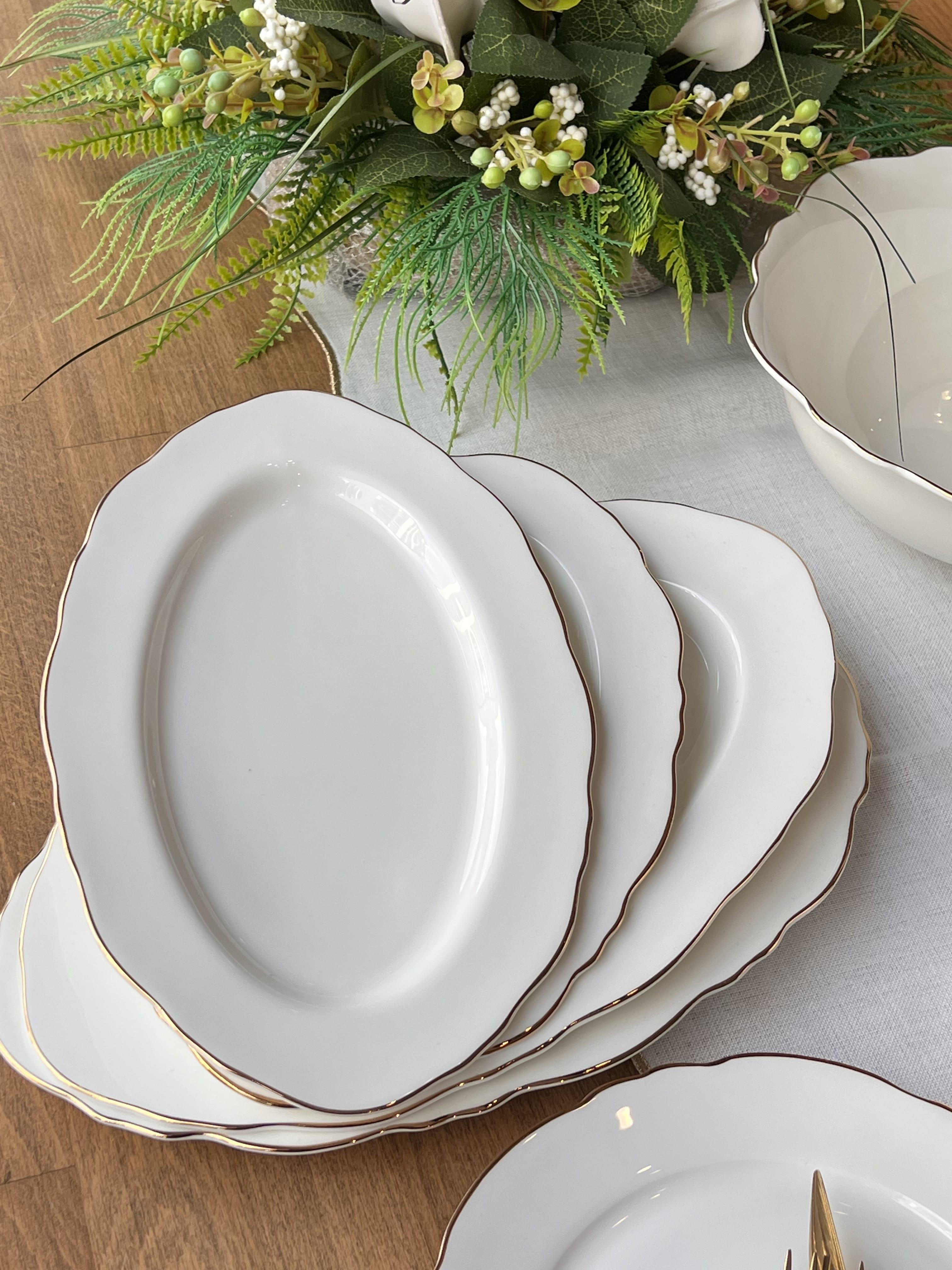 Yemek Takımı Elegance Gold 33 Parça 6 Kişilik