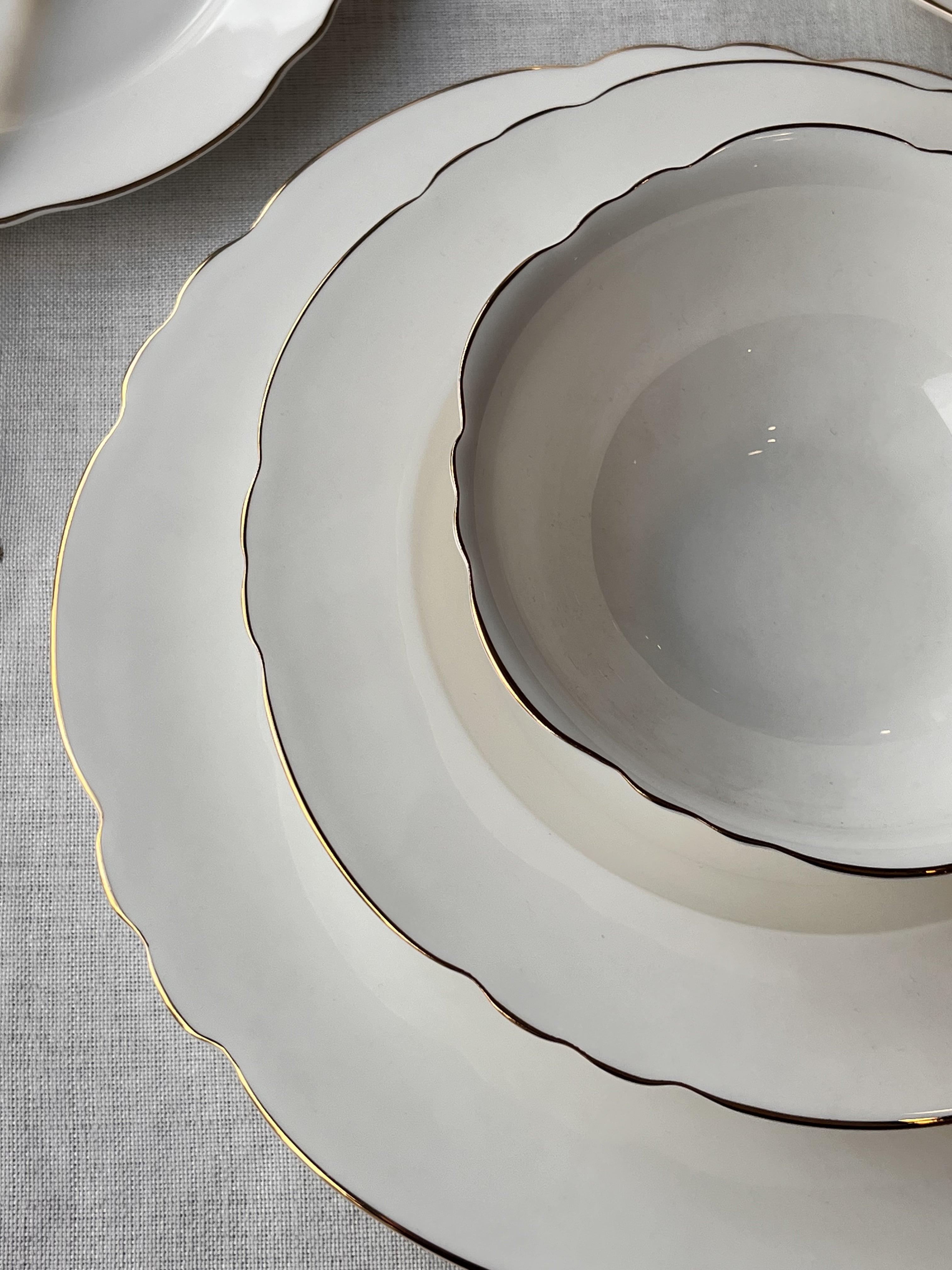 Yemek Takımı Elegance Gold 33 Parça 6 Kişilik