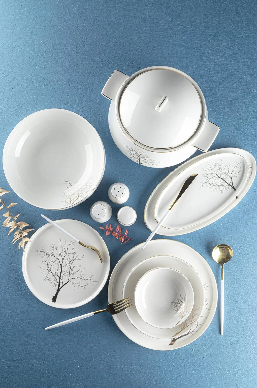 Yemek Takımı Modern Arbol  60 Parça 12 Kişilik