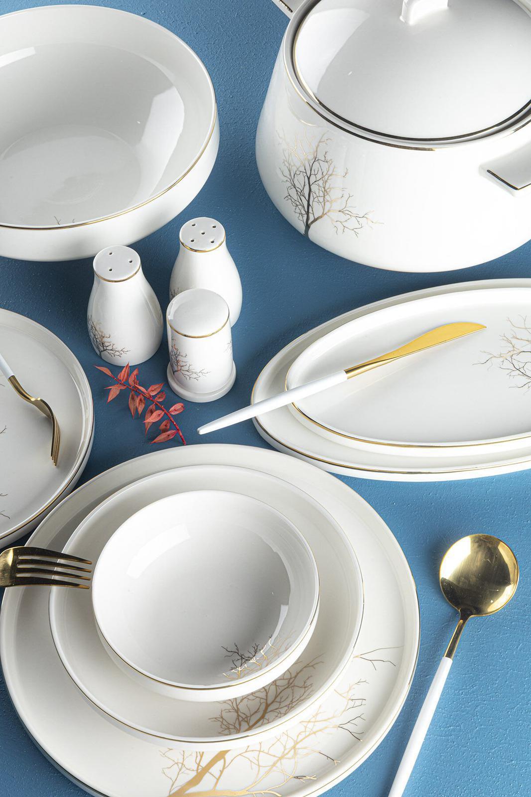 Yemek Takımı Modern Arbol  60 Parça 12 Kişilik