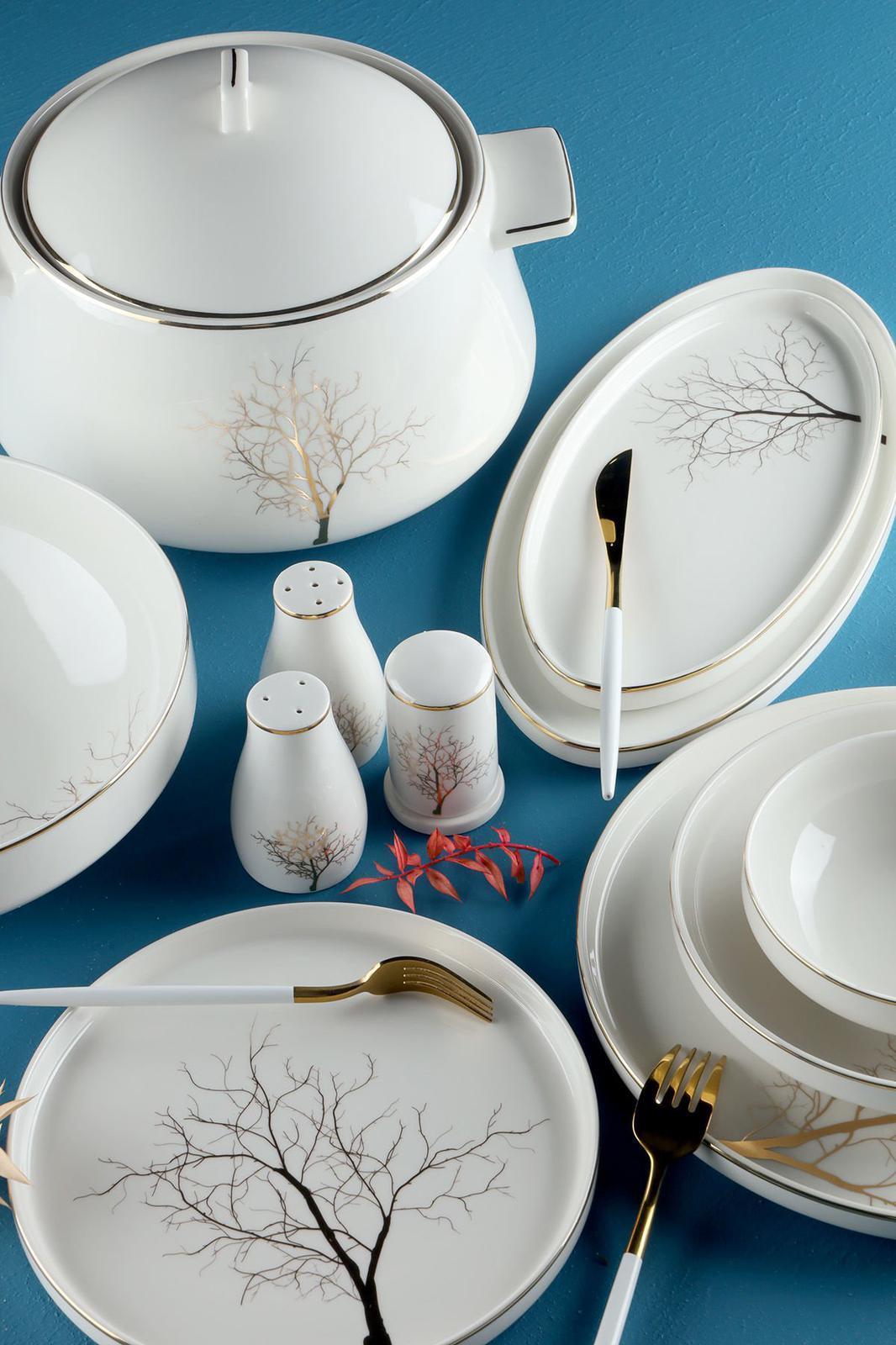 Yemek Takımı Modern Arbol  60 Parça 12 Kişilik